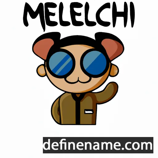 cartoon of the name Melchi