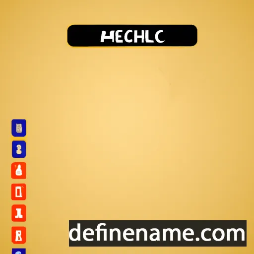 cartoon of the name Melchisedech