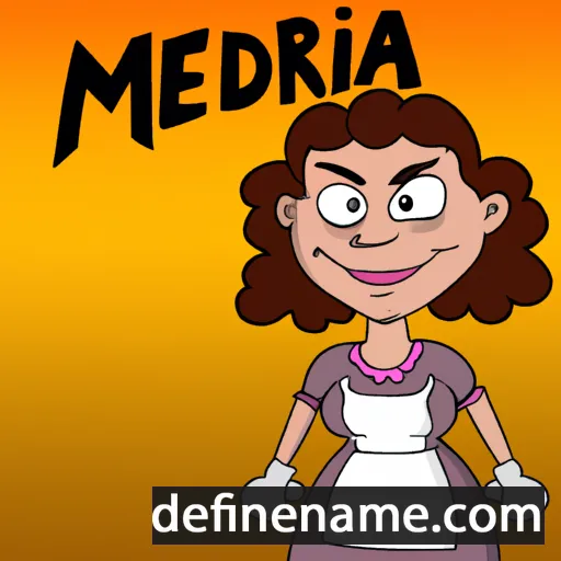 Meldra cartoon