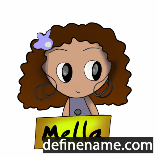 cartoon of the name Melea