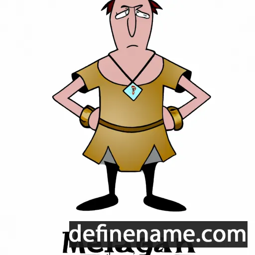 cartoon of the name Meleagant