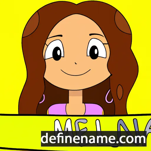 cartoon of the name Melena