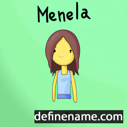 Melenia cartoon