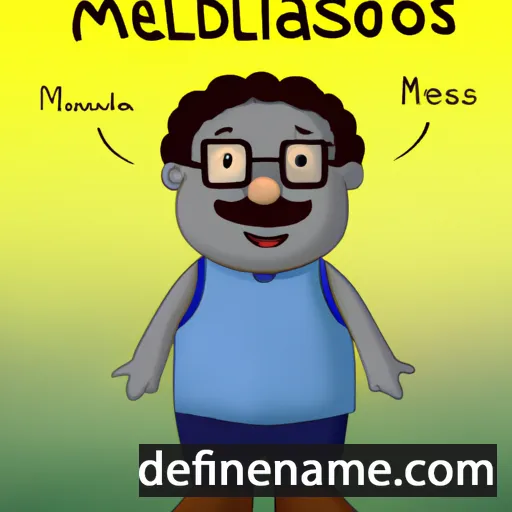 Melesandros cartoon