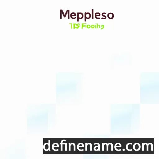 cartoon of the name Melesippos