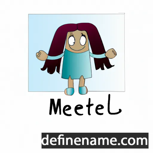 cartoon of the name Meleti