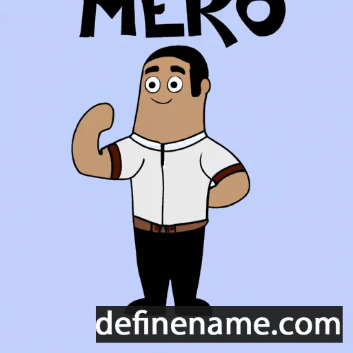 cartoon of the name Melhior