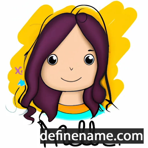 cartoon of the name Meli