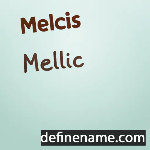 cartoon of the name Melicertes