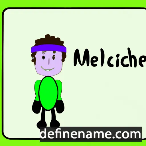 cartoon of the name Melichar