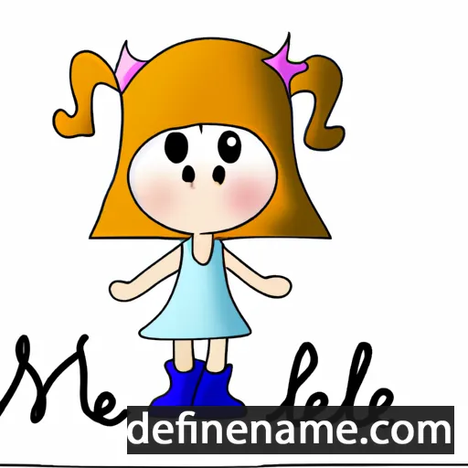 cartoon of the name Melie