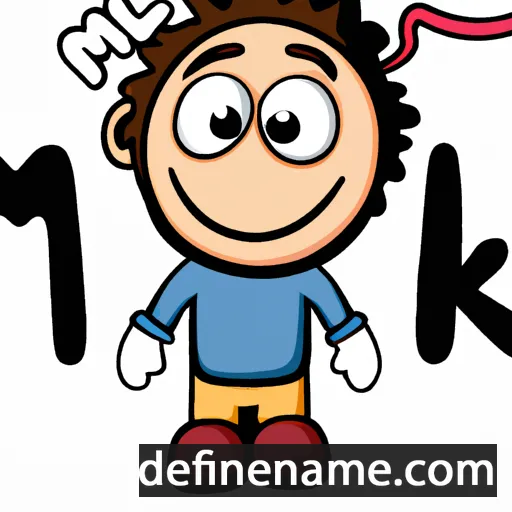 cartoon of the name Melik