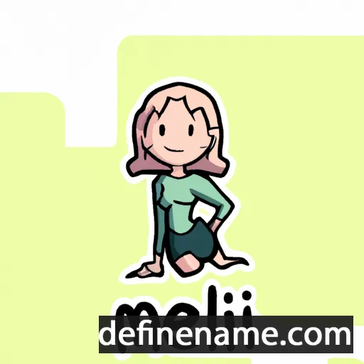 cartoon of the name Melin