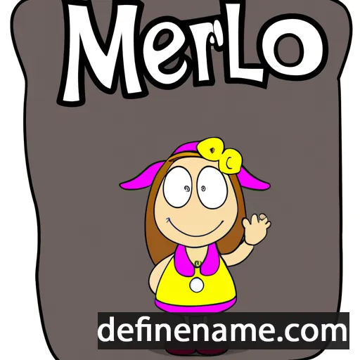 cartoon of the name Meliore