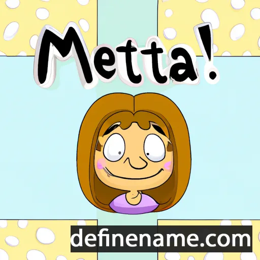 cartoon of the name Melita