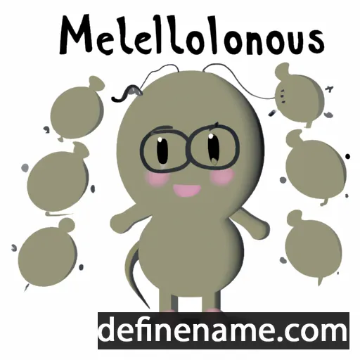 cartoon of the name Melitonas