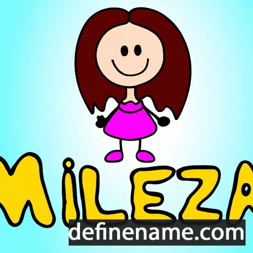 Meliza cartoon