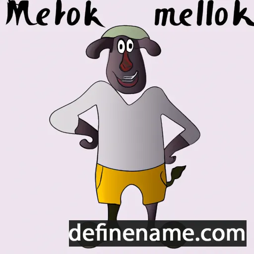 cartoon of the name Melkior