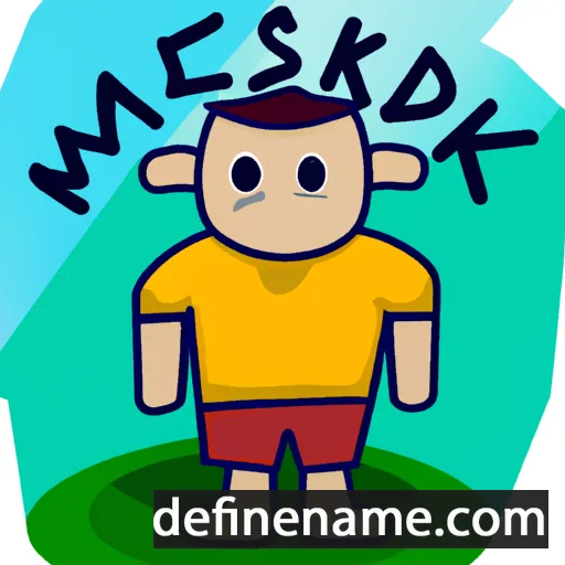 cartoon of the name Melkisédek