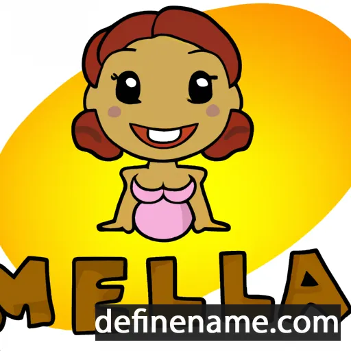 cartoon of the name Mella