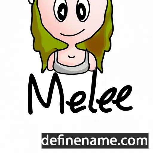 cartoon of the name Mellie