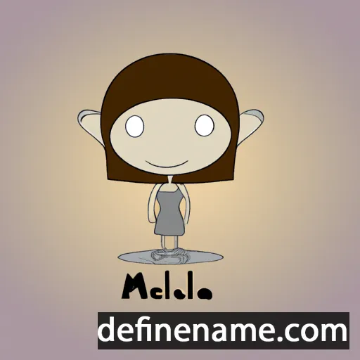 cartoon of the name Mellina