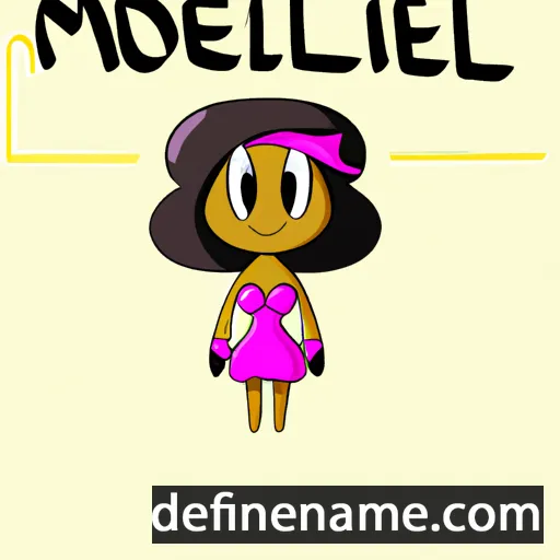 cartoon of the name Melodie