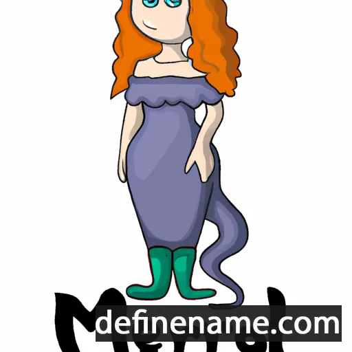 cartoon of the name Melora