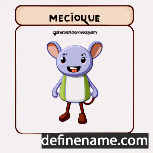 cartoon of the name Melquisedec