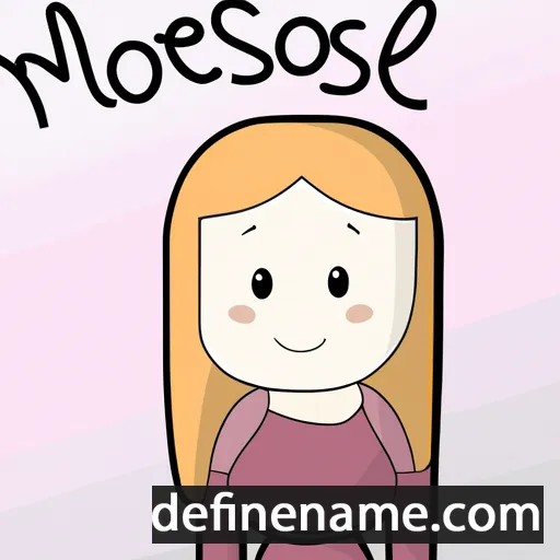 cartoon of the name Melrose