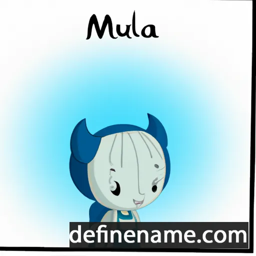 Meluna cartoon