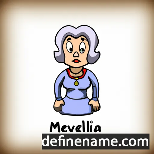 Melvina cartoon