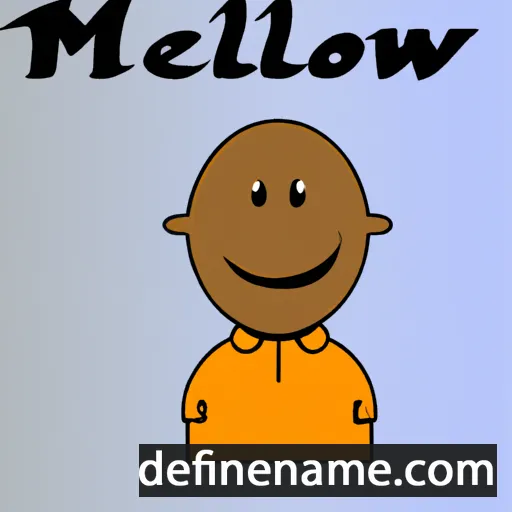 cartoon of the name Melwyn