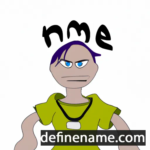 cartoon of the name Meme