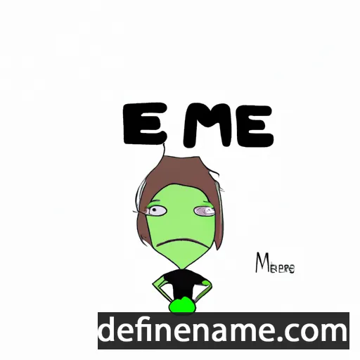 cartoon of the name Meme