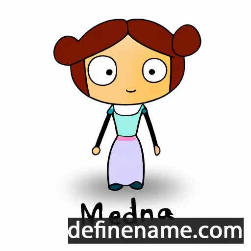 Mendia cartoon