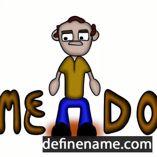 cartoon of the name Mendo