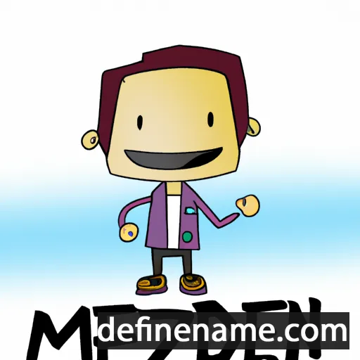 cartoon of the name Mendoza