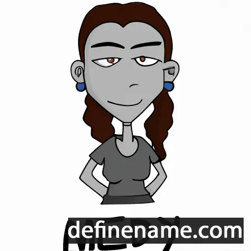 cartoon of the name Mendy