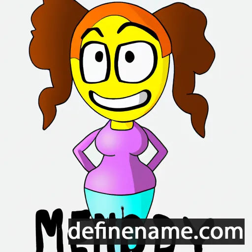 cartoon of the name Mendy