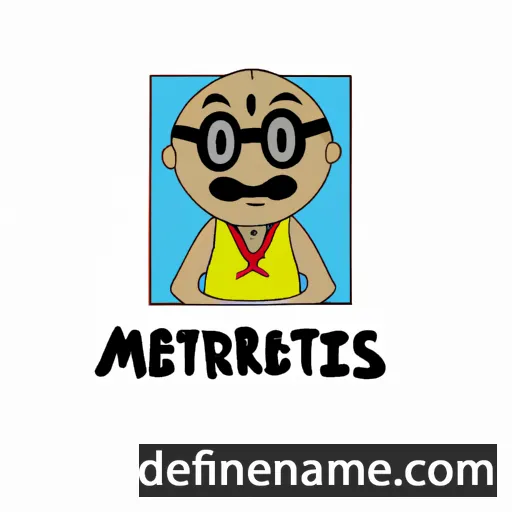 cartoon of the name Menekrates