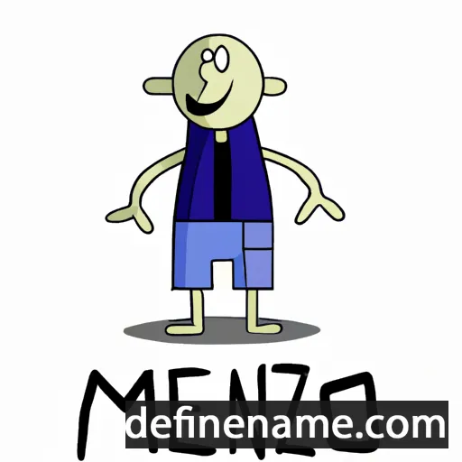 cartoon of the name Menezio