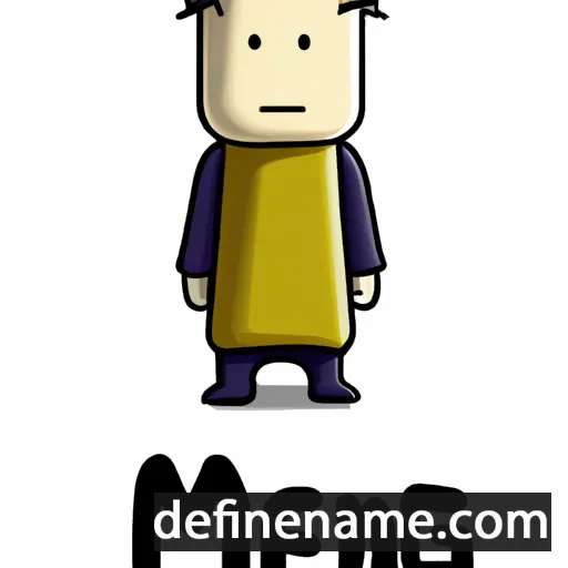 cartoon of the name Meng