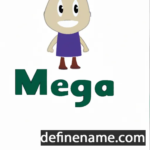 cartoon of the name Menga