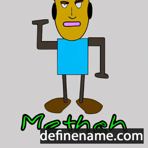 cartoon of the name Menhit