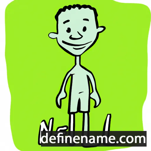 cartoon of the name Menil