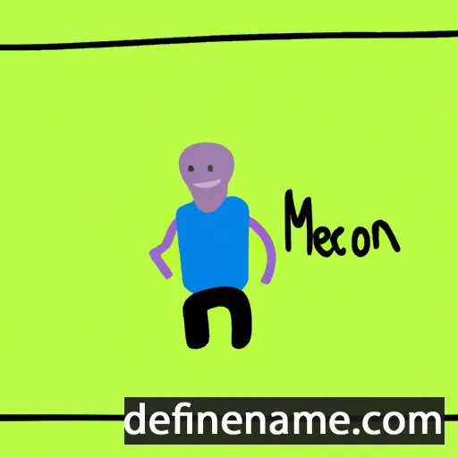 cartoon of the name Menion