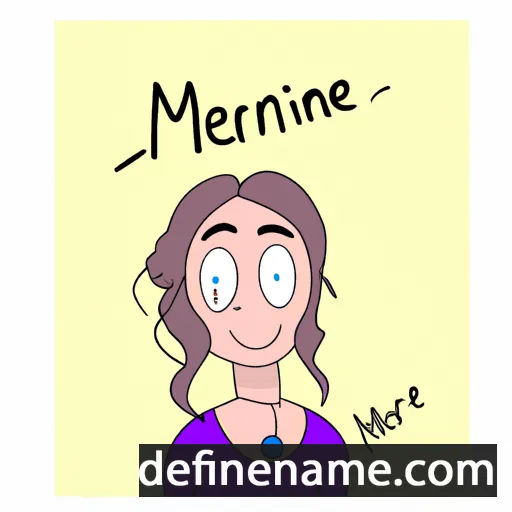 cartoon of the name Mérianne