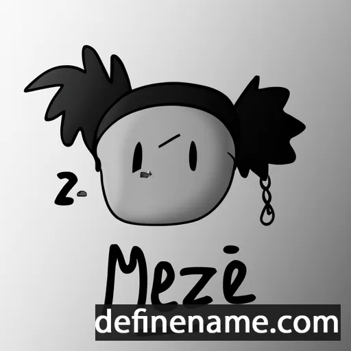 Mézi cartoon