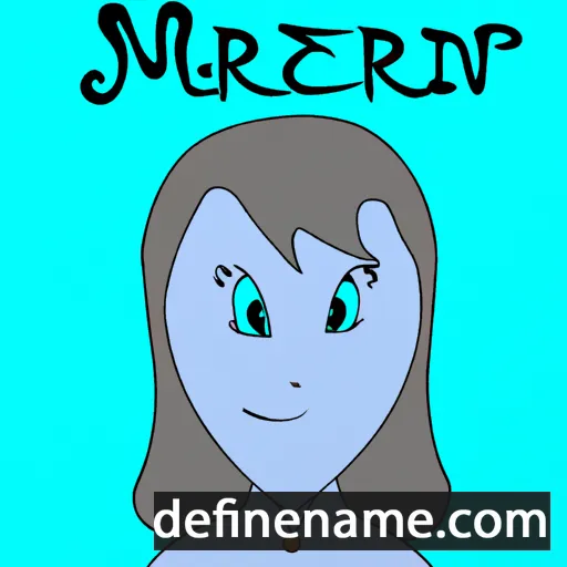 cartoon of the name Mêrrienne